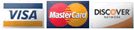 Visa, Mastercard, and Discover